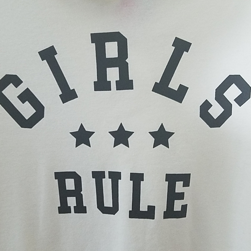 🆕️  Lightweight Hooded Graphic GIRLS RULE - Picture 5 of 6